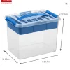 Sunware Q-line 9 liter set van 2 opbergboxen met inzet