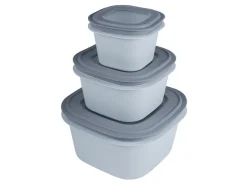 Sunware Sigma home 3-delige vershoudbakjes set - Blue