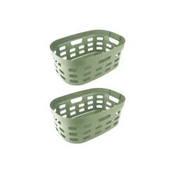 Sunware Sigma home 45 liter set van 2 wasmanden - Green