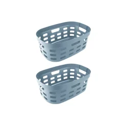 Sunware Sigma home 45 liter set van 2 wasmanden - Blue