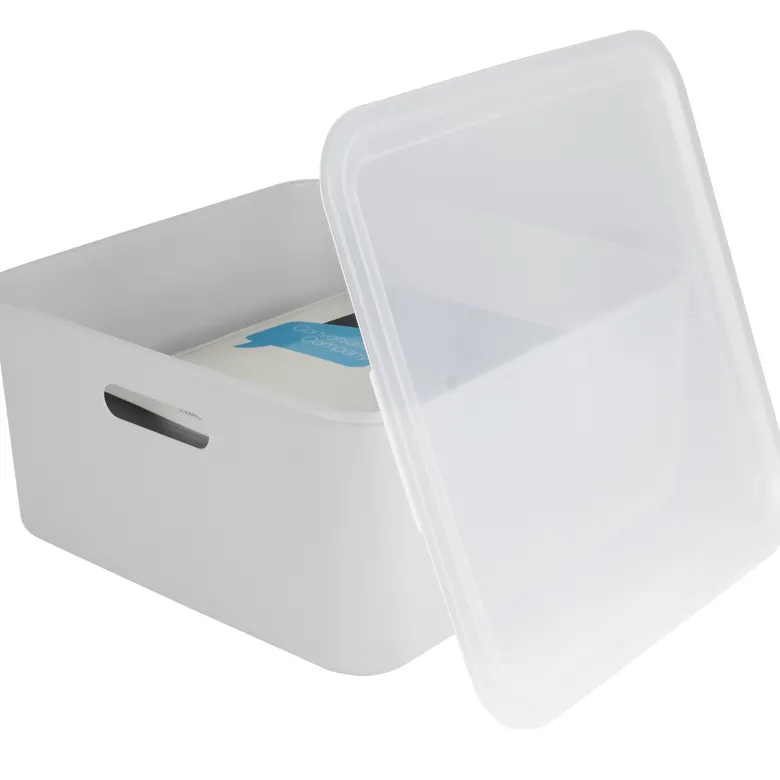 Sunware sigma home set van 3 cube boxen met deksel - white