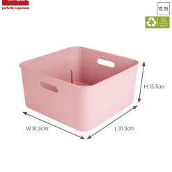 Sunware sigma home set van 3 cube boxen met deksel - pink