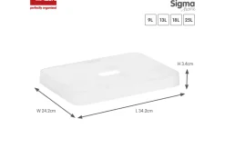 Sunware Sigma home transparante deksel - set van 6