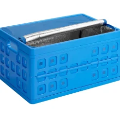 Sunware Square 46 liter vouwkrat met koeltas - Blue