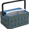 Sunware Square 24L vouwkrat met handgreep en koeltas - Anthracite