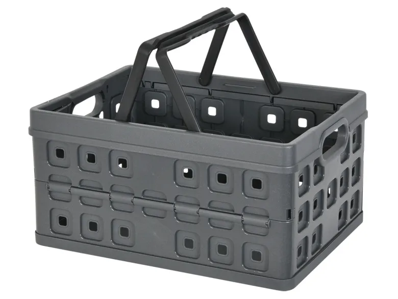 Sunware Square vouwkrat met hengsel - Grey