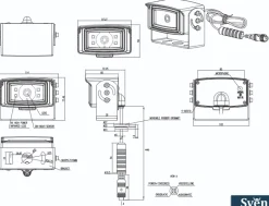 Sven Camper Pro HD Achteruitrijcamera Set - 7 inch