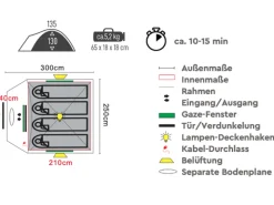 TAMBU Haika 4 koepeltent