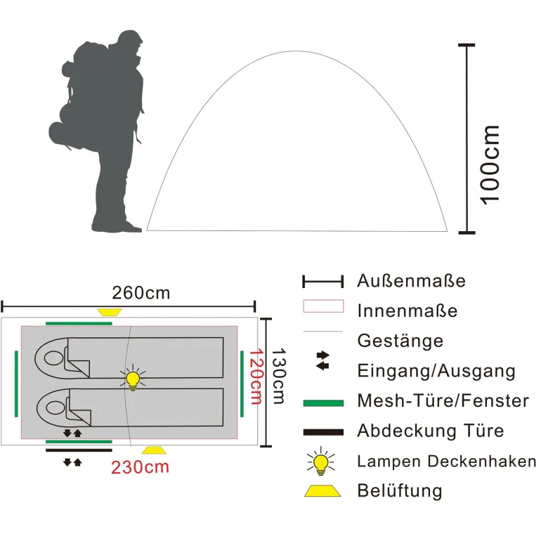 Tambu Kutir 2.1 trekkingtent