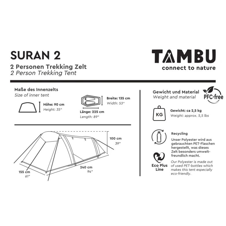 Tambu Suran 2 trekking tunneltent