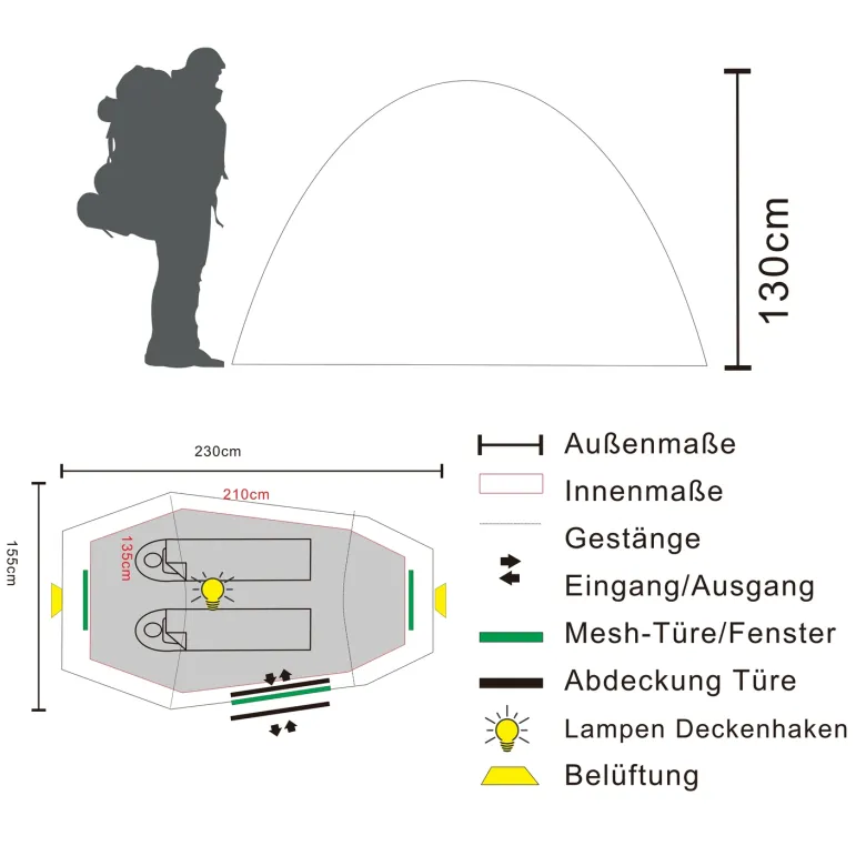 Tambu Suran 2 trekking tunneltent