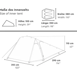 Tambu Tara 3 tunneltent