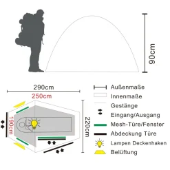 Tambu Tara 1 tunneltent