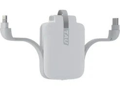 TAU 3 in 1 mini powerbank - White