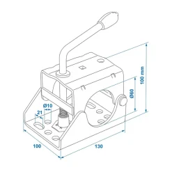 TCP Ø60 mm neuswielklem