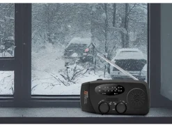 Technaxx TX-238 zelfoplaadbare noodradio met noodzwengel