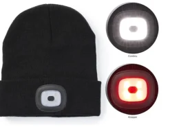 Technosmart muts met LED verlichting - Black