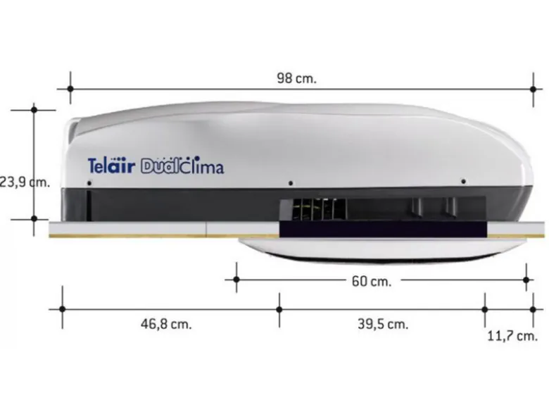 Telair Dualclima 8400H dakairco - black