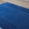 The One Towelling Badmat - Navy Blue