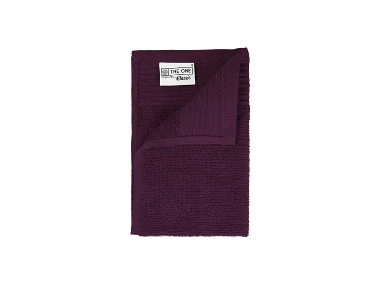 The One Towelling Classic Gastendoek - Plum