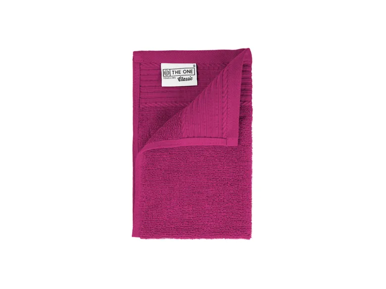 The One Towelling Classic Gastendoek - Magenta