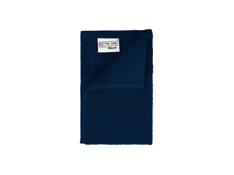 The One Towelling Classic Gastendoek - Navy Blue