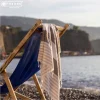The One Towelling Marine Hamamdoek - Navy Blue/Red