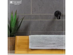 The One Towelling Organic Gastendoek - Silver Grey