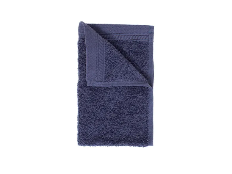 The One Towelling Organic Gastendoek - Denim Faded