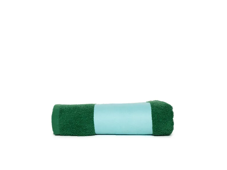The One Towelling Sublimatie Handdoek - Green