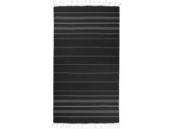 The One Towelling Sultan Hamamdoek - Black/White