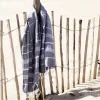 The One Towelling Sultan Hamamdoek - Blue/White