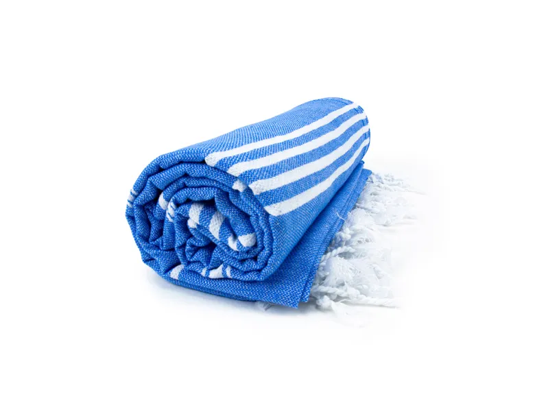 The One Towelling Sultan Hamamdoek - Blue/White