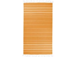 The One Towelling Sultan Hamamdoek - Gold Yellow/White