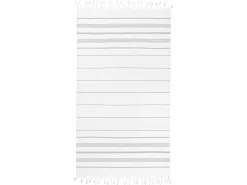 The One Towelling Sultan Hamamdoek - White/Grey