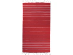 The One Towelling Sultan Hamamdoek - Red/White
