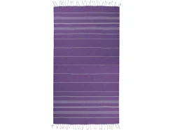 The One Towelling Sultan Hamamdoek - Purple/White