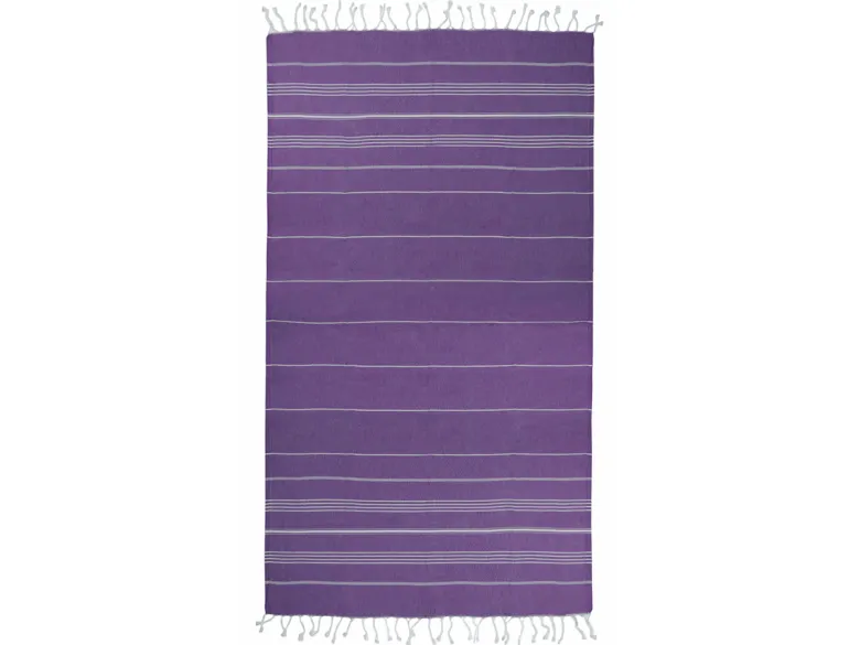The One Towelling Sultan Hamamdoek - Purple/White