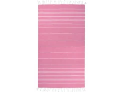 The One Towelling Sultan Hamamdoek - Pink/White