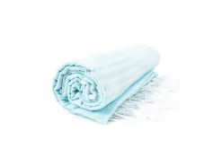 The One Towelling Sultan Hamamdoek - Mint/White