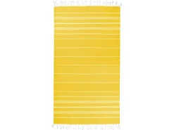 The One Towelling Sultan Hamamdoek - Yellow/White