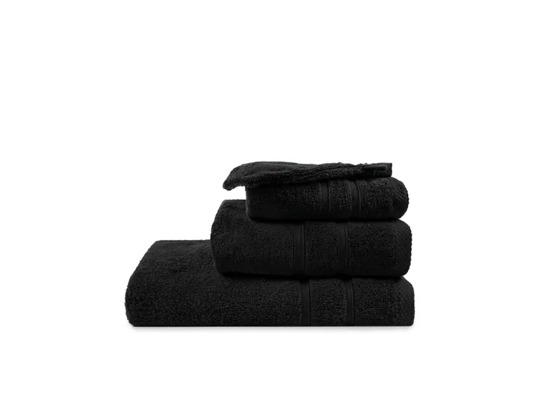 The One Towelling Ultra Deluxe Gastendoek - Black