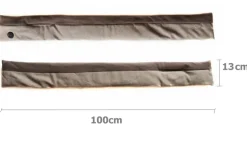 Thermrup Verwarmde infrarood sjaal - Black