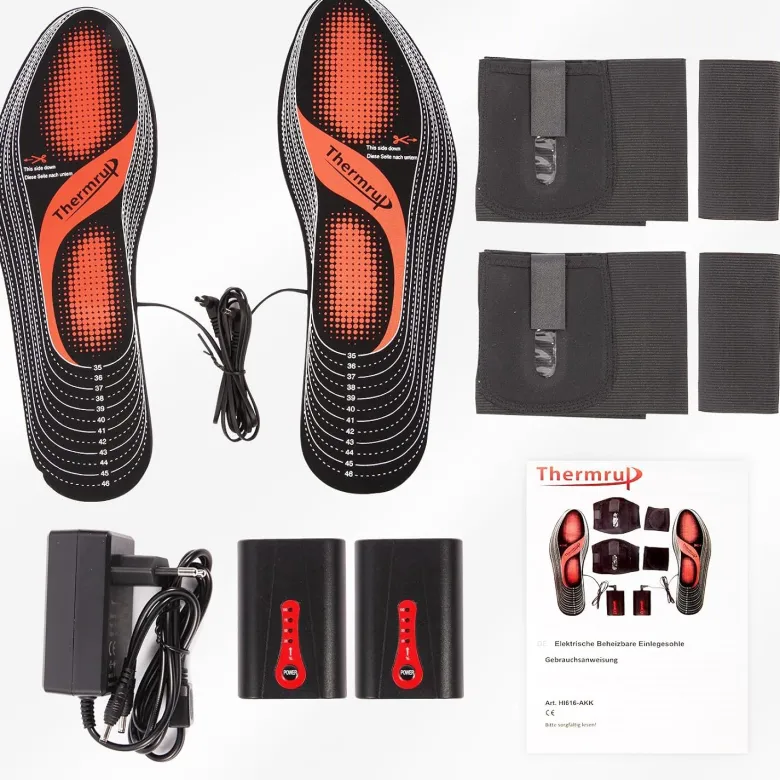 Thermrup verwarmde inlegzolen - Maat 35-48