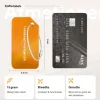 Thousandtravelmiles aluminium bagagelabels - Set van 5