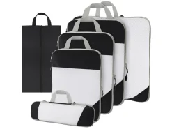 Thousandtravelmiles Black Packing Cubes - Set van 6