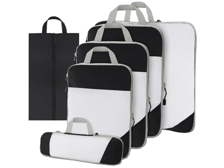 Thousandtravelmiles Black Packing Cubes - Set van 6