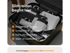Thousandtravelmiles Black Packing Cubes - Set van 6