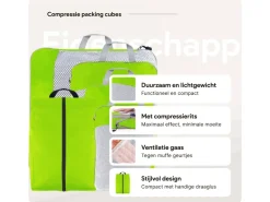 Thousandtravelmiles Green Packing Cubes - Set van 6