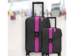 Thousandtravelmiles kofferriem met cijferslot - Pink